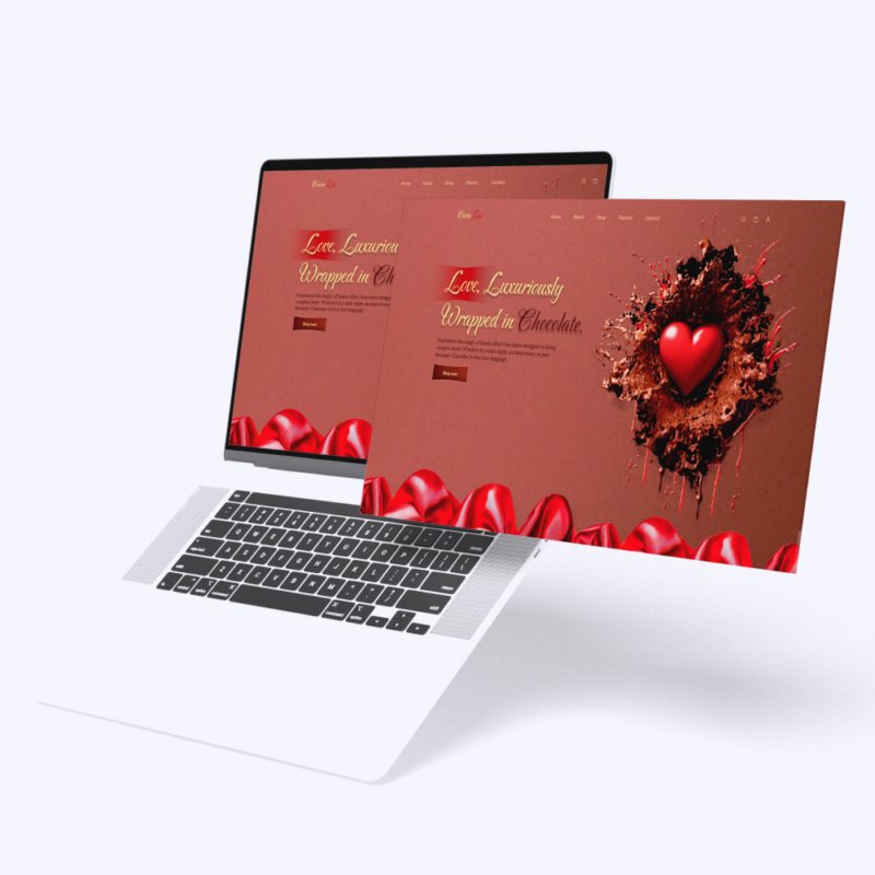 Chocolate eCommerce Website – Figma Editable Design