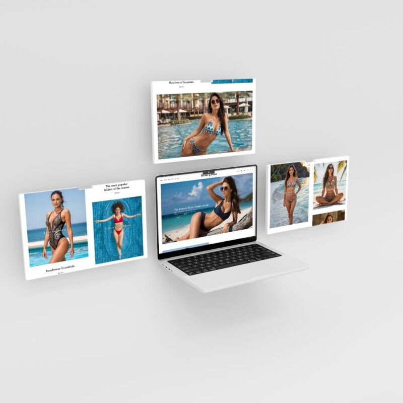 Bikini & Swimwear eCommerce Website Homepage Figma Template