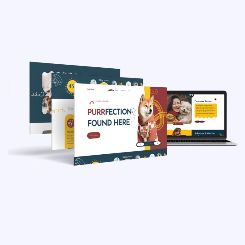 Pet Parenting eCommerce Homepage Figma Template