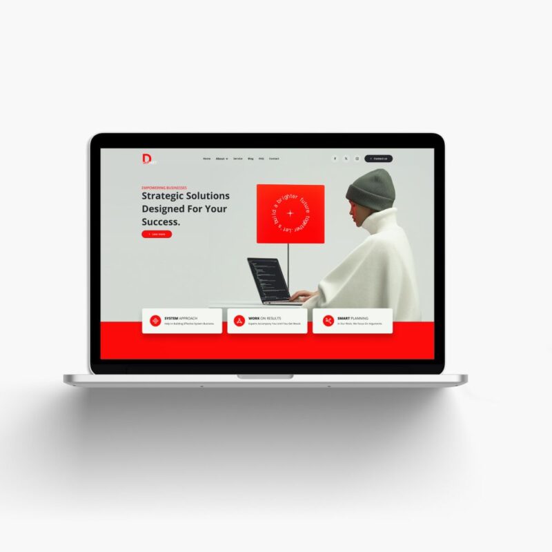 Consulting Agency Website Homepage Figma Template